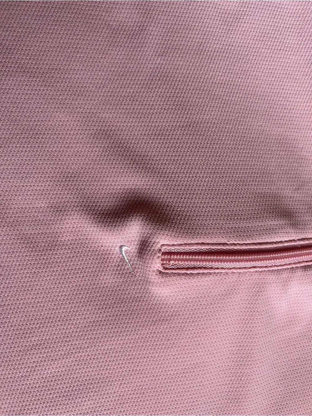 Nike Golf Pink 1/4 Zip Polo Womens Medium Athletic Fit Top Back to School